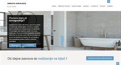 Desktop Screenshot of obnova-kopalnice.si